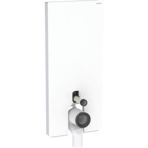 Geberit Monolith Plus - Sanitárny modul na stojace WC, 114 cm, spodný prívod vody, sklo/biela 131.233.SI.7