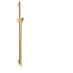 HansGrohe Unica'S - Sprchová tyč 900 mm so sprchovou hadicou, leštený vzhľad zlata 28631990