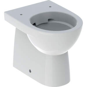 Geberit Selnova Compact - Stojacie WC s hlbokým splachovaním, v jednej rovine so stenou, Rimfree 500.394.01.1