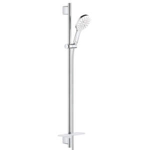 Grohe Rainshower SmartActive - Súprava sprchovej hlavice 130, 3 prúdy, tyče 900 mm a hadice, mesačná biela 26578LS0