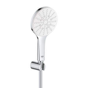 Grohe Rainshower SmartActive - Súprava sprchovej hlavice 130 9,5 l/min, 3 prúdy, držiaku a hadice, mesačná biela 26581LS0