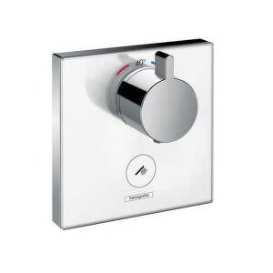 HansGrohe Shower Select Glass - Highflow termostat pod omietku na 1 spotrebič a jeden dodatočný vývod, chróm 15735400