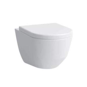 Laufen Pro - Závesné WC Compact, 490x360 mm, Rimless, s LCC, biela H8209654000001