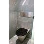 Sanela - Piezo splachovač WC so špeciálnym antivandalovým krytom, vrátane montážneho rámu s nádržkou SLR 21, 24 V DC