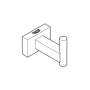 Grohe Essentials Cube - Háčik, kefovaný Hard Graphite 40511AL1