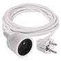 EMOS Predlžovací kábel 3 m / 1 zásuvka / biely / PVC / 1 mm2, 1901010300