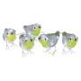 EMOS LED vtáčiky, 11 cm, vonkajší aj vnútorný, studená biela, 1550002040