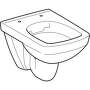 Geberit Selnova Compact - Závesné WC s hlbokým splachovaním, hranatý dizajn, Rimfree 500.280.01.1