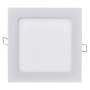 EMOS LED panel 170×170, štvorcový vstavaný biely, 12,5W teplá biela, 1540211210