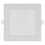 EMOS LED vstavané svietidlo NEXXO, štvorec, biely, 12W, teplá biela, 1540211213