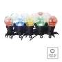 EMOS LED svetelná reťaz – 10x párty žiarovky, 5 m, vonkajšia aj vnútorná, multicolor, 1550004000