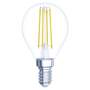 EMOS LED žiarovka Filament Mini Globe / E14 / 6 W (60 W) / 810 lm / teplá biela, 1525281229