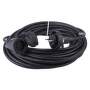EMOS Vonkajší predlžovací kábel 20 m / 1 zásuvka / čierny / guma / 230 V / 2,5 mm2, 1914090072