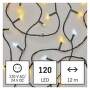 EMOS LED vianočná reťaz pulzujúca, 12 m, vonkajšia aj vnútorná, teplá/studená biela, 1550043013