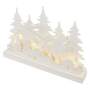 EMOS LED dekorácia drevená – vianočná dedinka, 31 cm, 2x AA, vnútorná, teplá biela, časovač, 1550000113