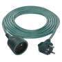 EMOS Predlžovací kábel 5 m / 1 zásuvka / zelený / PVC / 1,5 mm2, 1901010505