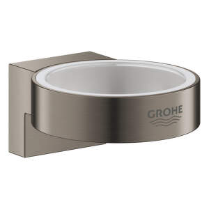 Grohe Selection - Držiak pohára/mydlovničky, kefovaný Hard Graphite 41027AL0
