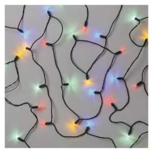 EMOS LED vianočná reťaz – tradičná, 17,85 m, vonkajšia aj vnútorná, multicolor, 1550044024