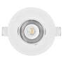 EMOS LED bodové svietidlo Exclusive biele, kruh 5W teplá biela, 1540115510